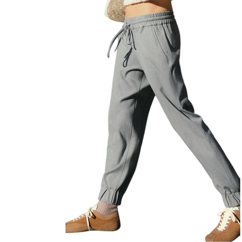 ZARA Gray Pull On Drawstring Waist Joggers size large